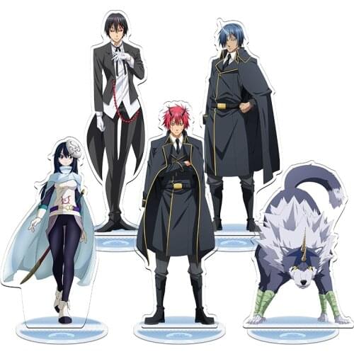 Anime That Time I Got Reincarnated as a Slime Rimuru Tempest Acrylic Stand Figure Model Plate Display Tabletop Decor Cartoon Toy