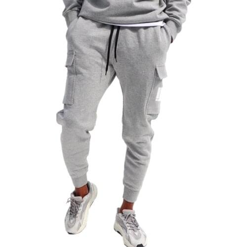 Men Pants Autumn Sweatpants Multi-bag Trousers Casual Streetwear Hip Hop Jogger Athletics Pants for Men