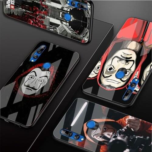 La Casa De Papel Tempered Glass Phone Case For Huawei honor 8X 9 10i 20i 20Lite 20Pro 30 Pro Cover Shell