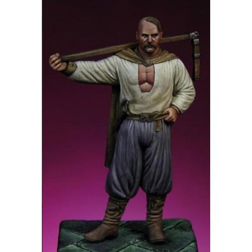 Resin Figure 1/32 ancient man stand Model Unassambled Unpainted Figure Building Kit