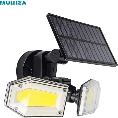Photovoltaic solar garden lamp outdoor lamp human body induction super bright new rural villa wall household lighting