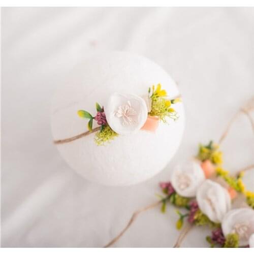 New Baby Headdress Infants Photo Manual Fine Headband Newborn Photography Props Head Decoration Jewelry Photo Hair Band