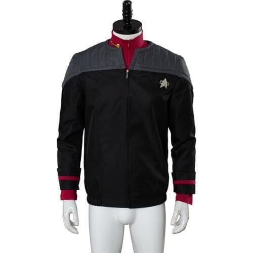 Star Trek NEM Duty Uniform Halloween Cosplay Costume Nemesis Jacket+underclothes