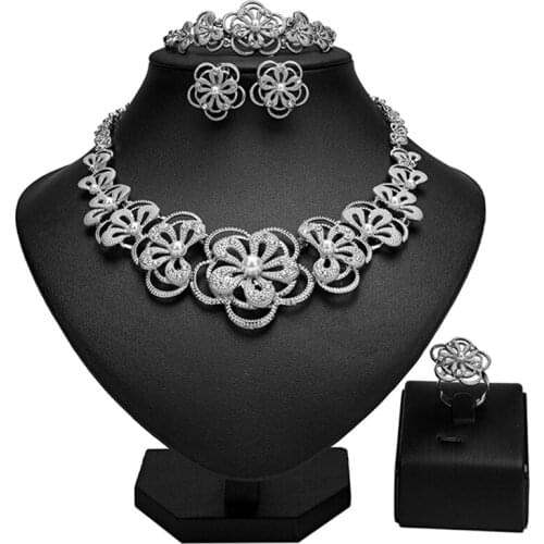 Longqu nigerian women wedding jewelry set fashion african Bridal Bijoux Jewelry set Wholesale Dubai gold New design jewelry set