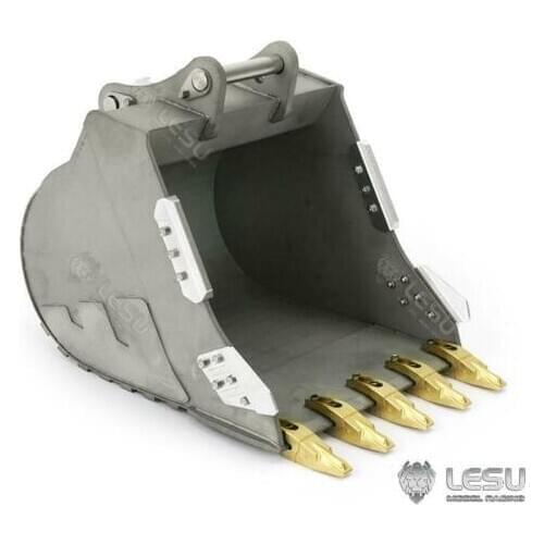 Metal Original Bucket for 1/14 LESU Komatsu AC360 Hydraulic RC Excavator Model TH17912