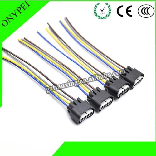 4x Ignition Coil Female Connector Plug Harness For Toyota Lexus 2AZFE 1ZZFE 90919-02244 90080-19015 90919-02239 90980-11885 Plug