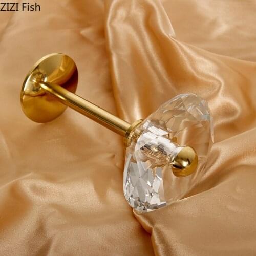 Nordic Crystal Cabinet Pulls Door Knob Copper Dragonfly Handles for Furniture Nightstand Drawer Knobs Closet Hooks Door Handle