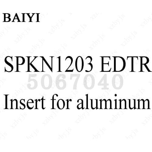 10pcs SPKN1203 EDTR aluminum carbide insert lathe cutter turning tools SPKN 1203 blade