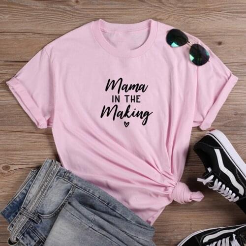 Mama Is The Making Funny T Shirt Women Summer O-neck Short Sleeve Women T Shirt Casual Tshirt Cotton Women Loose TShirt Top