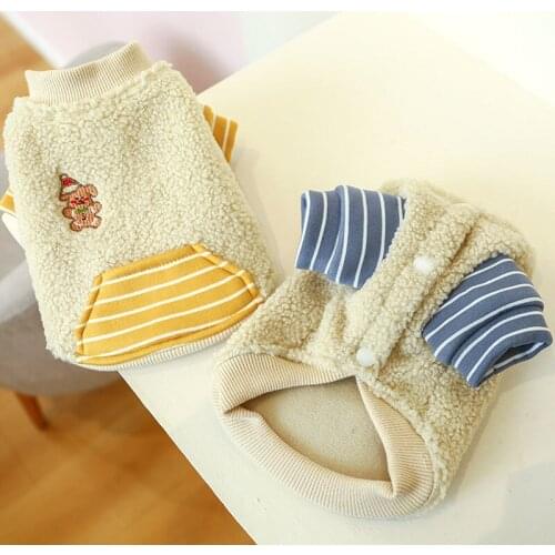 Winter Warm Dog `Clothes Pet Cat Clothing Fleece Dog Jacket Winter Big Pocket Hoody Sweatershirt Coat For Small Dogs Chihuahua