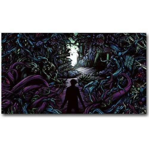 014 A Day To Remember Music Band Trippy Wall Silk Cloth Poster Art Decoration Gift