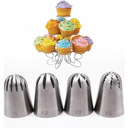 1pc Large Cake Nozzle Cream Pastry Tip Stainless Steel Icing Piping Tips Set Cakes Decorating Baking Tools Cake Mold