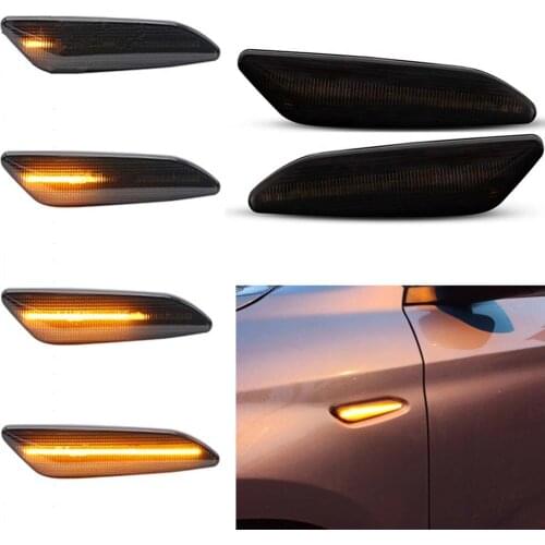 2Pcs Dynamic LED Side Marker Turn Signal Blinker Light For Alfa-Romeo147 2005-2010 156 1997-2006 For Fiat Tipo For Lancia Delta