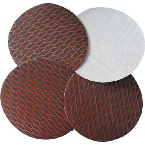 5-50Pcs 5 Inch 125mm Fish Scale Sandpaper Disc 60 80 100 180 240 Grit Dry Round Sanding Paper Back Velvet