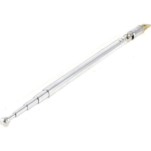 5 Pcs 32cm Length 5 Section Telescopic AM FM Radio Antenna 180 Degree