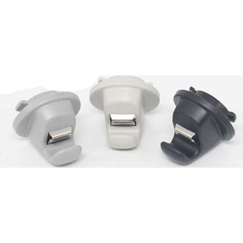 Car Interior Sun Visor For VW GOLF MK7 2013-2017 SUN VISOR CLIP HOLDER GREY Black 5G0857561B Y20