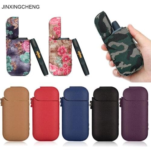 JINXINGCHENG 25 Colors Cover for IQOS 2.4 Plus Pouch PU Leather Case Bag Protective Holder