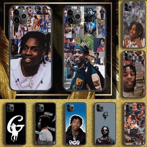 Rapper Polo G Phone Case Cover Hull For iphone 5 5s se 2 6 6s 7 8 12 mini plus X XS XR 11 PRO MAX black pretty waterproof luxury