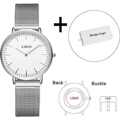 CL033 Custom logo Watch photo print Watches watch face Printing Wristwatch Customized Unique DIY Gift For lovers