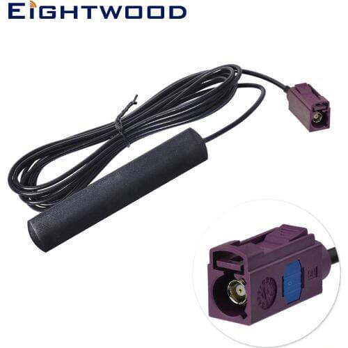 Eightwood 824-960Mhz 1710-1990MHz CDMA DCS EDGE GPRS GSM HSDPA PCS UMTS WCDMA Antenna 2dbi Fakra D Code Glass Mount 3m Extension