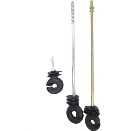 Electric Fence Ring Insulators Post Fencing Wire Safe Agricultural Impulse Electronic Fence Insulator Garden Accessories 20PCS