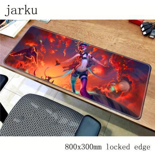 Gel jinx mouse pad gamer accessories 800x300mm notbook mouse mat large gaming mousepad Adorable pad mouse PC desk padmouse