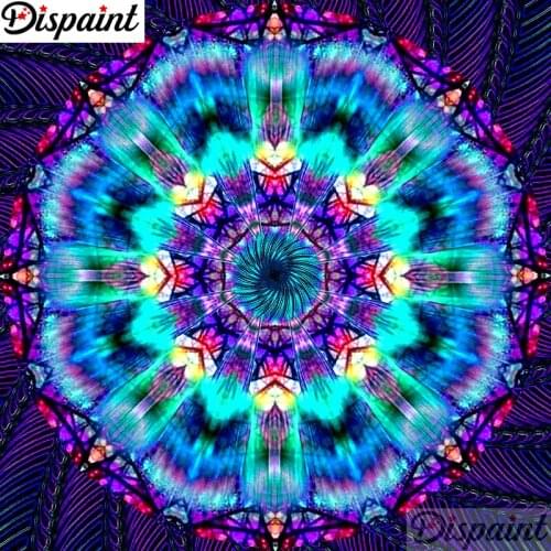Dispaint Full Square/Round Drill 5D DIY Diamond Painting "Circle graphic" Embroidery Cross Stitch 3D Home Decor A10828