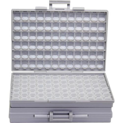AideTek BOXALL plastic toolbox mount SMD SMT 1206 0805 0603 0402 components Electronics Beads Storage Cases & Organizers 2BOXALL