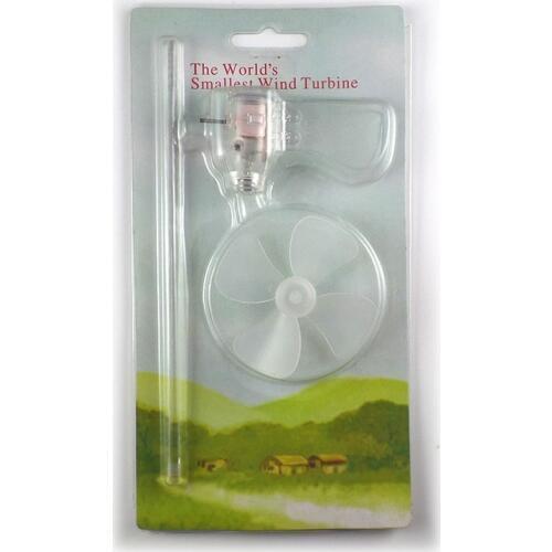 1PCS Smallest Mini Wind Turbines Generator LED Teaching Tools Sample Model Hot