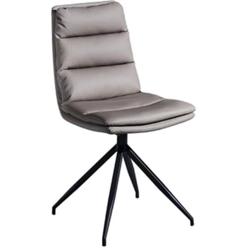 Dining chair can rotate Nordic style household light luxury modern simple dining stool office chair swivel chair back bar cashie
