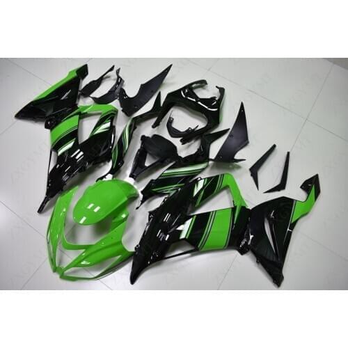 Body Kits for Kawasaki Zx6r 2013 - 2016 Black Green Motorcycle Fairing 636 Zx-6r 2015 Abs Fairing Ninja Zx-6r 15 16