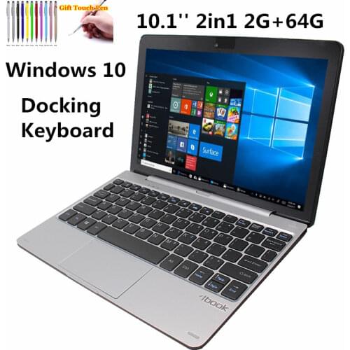 Sales With Docking Keyboard 10.1 INCH 2in1 Tablet PC 2GB DDR +32GB Windows 10 Dual Cameras HDMI-Compatible Bluetooth WIFI