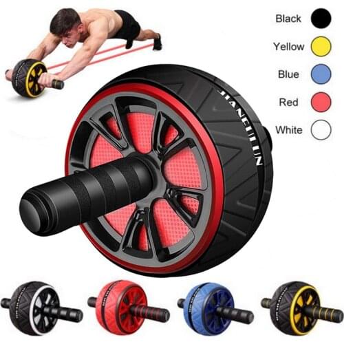 Ab Roller No Noise Abdominal Wheel Ultra-Wide Ab Wheel for Abdominal Exercise Stretch Trainer Ab Stimulator Fitness Equipment