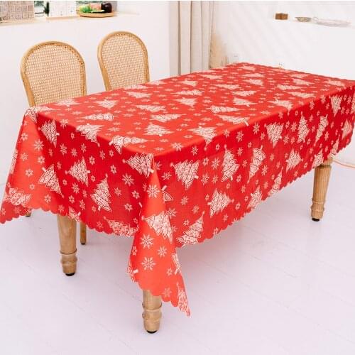 Christmas Decoration for Home Table Cloth Christmas Tablecloth Decorations Dinning Table Decoration New Year 2022 Table Cover