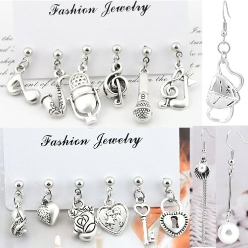 Punk Cheap Mask Blade Microphone Drop Earrings Women Creativity Jewelry Accessories Girl Simple Fashion Cool Ear Studs 62