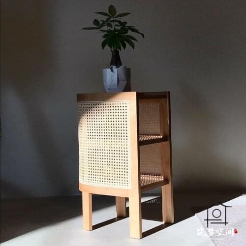 Zq INS Nordic Small Side Cabinet Storage Rack Modern Bedroom Living Room Storage Locker