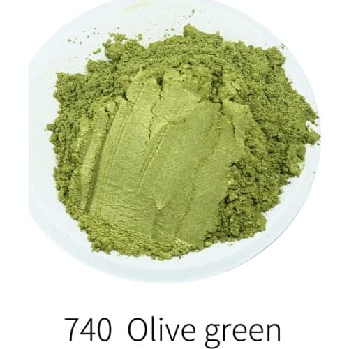 Type 740 Pigment Pearl Powder Mineral Mica Dust DIY Dye Colorant for Soap Automotive Eye Shadow Art Crafts 50g Acrylic Paint