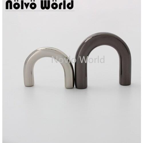 10-50 pieces 6 colors 6.0mm 7.0mm wire 3/4" inner gun black new products U shape arch bridge for handbag connector accessories