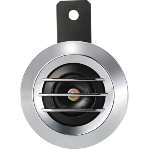 Universal Waterproof Motorcycle Round Electric Horn DC 12V 105DB Round Loud Horn Speakers for Motorcycle