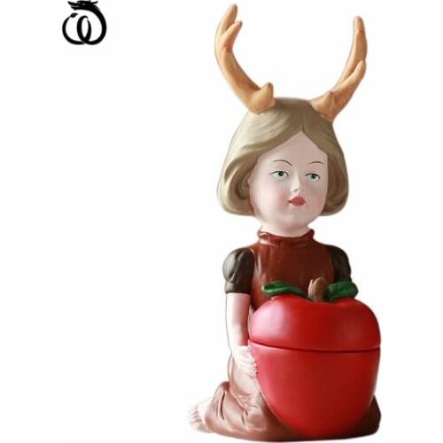 WU CHEN LONG Luxurious Sunflower Blow Bubbles Girl Art Sculpture Wings Figure Storage Box Statue Resin Craft Home Decor R6769