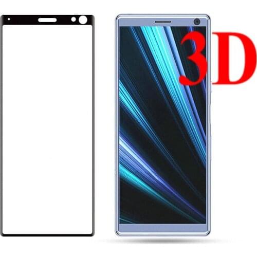 3D 9H Curved Edge Tempered Glass Screen Protector for Sony Xperia 10 I3113 I4113 I4193 for Sony Xperia 10 Plus Glass Film