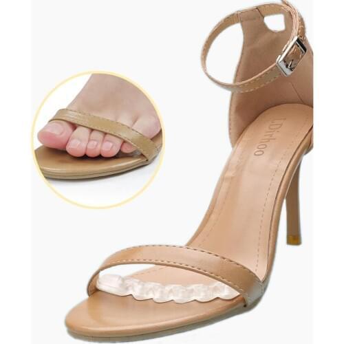 1pair Non-slip Insoles Sticker for High Heels Flip Flop Sandals Silicone Women Elegant Self-adhesive Foot Patch Gel Forefoot Pad