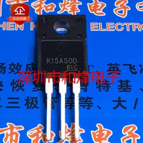 10PCS K15A50D TK15A50D TO-220F 15A 500V 100% New&original