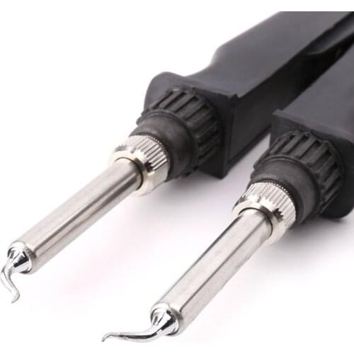 2021 New 902 ESD SMD Double Soldering Iron Tweezer Handle Clip Heating Plier Soldering Station Accessories