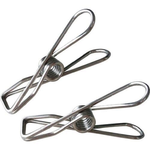 58mm stainless steel wire clip underwear sealing socks clip x20