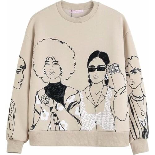 Женские толстовки с принтом Aonibeier China At AliExpress