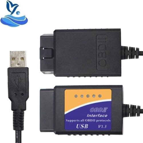 ELM327 V1.5 USB OBD2 cable coder reader scanner super mini elm 327 V1.5 bluetooth wifi for PC/Android/ios auto diagnostic tool