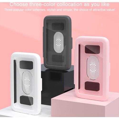 Bathroom Toilet Mobile Phone Holder Box Wall Mounted Soap Bracket 6 Inch Phone Storage Case Waterproof Shower Watching Holder