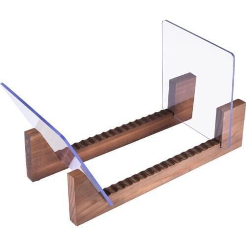 Retro Vinyl Record Storage Holder For Music Lovers Pine Wood Record Storage Display Rack CD Rack Unit Holds Up To 25 Albums