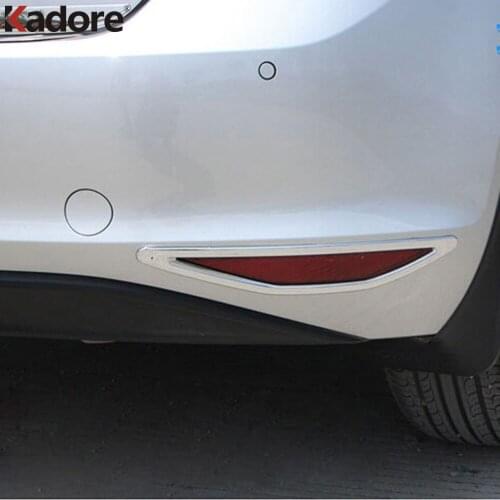 For Volkswagen Golf 7 Golf7 MK7 2014-2018 ABS Chromed Rear Reflector Fog Light Lamp Cover Sticker Decoration Trim Accessories